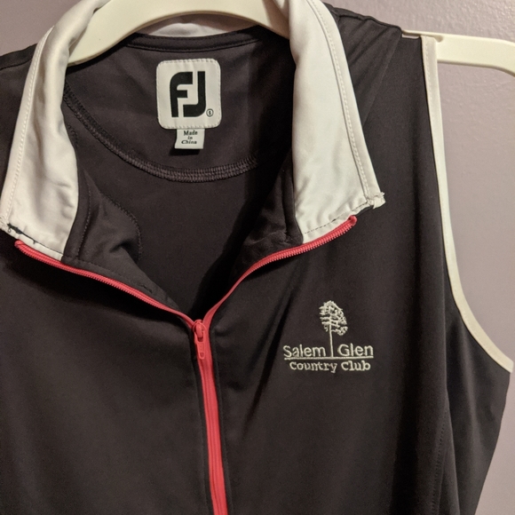 Footjoy Medium Grey Golf Tank/Polo - Picture 3 of 3